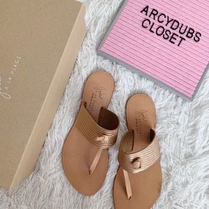 ◦ JOIE ◦ A la plage gose gold nice flip flop ✨NWT✨